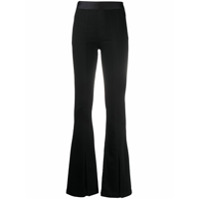 J Brand front slit trousers - Preto