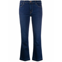 J Brand high rise flared leg jeans - Azul