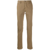 Jacob Cohen Calça chino slim - Marrom