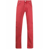 Jacob Cohen Calça jeans reta - Vermelho