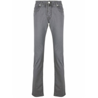 Jacob Cohen Calça slim - Cinza