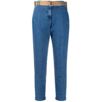 Jacob Cohen cropped tapered jeans - Azul