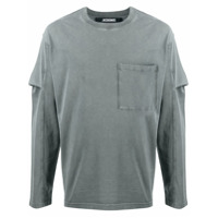 Jacquemus Camiseta mangas longas - Cinza
