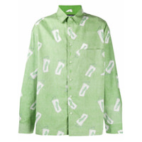 Jacquemus printed Simon shirt - Verde
