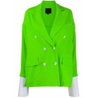 Jejia slit-sleeves wool blazer - Verde