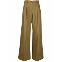 Jejia wide-leg tailored trousers - Marrom