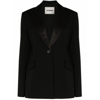 Jil Sander Blazer de lã - Preto