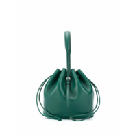 Jil Sander Bolsa bucket de couro - Verde