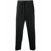 Jil Sander Calça cropped de lã - Preto