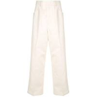Jil Sander Calça reta - Branco