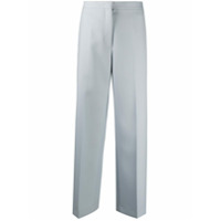 Jil Sander Calça reta de lã - Azul