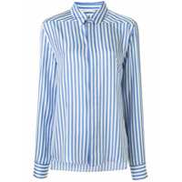 Jil Sander Camisa com listras - Azul