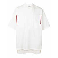 Jil Sander Camiseta com patch - Branco