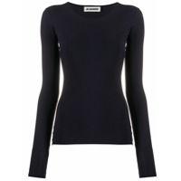 Jil Sander Camiseta com stretch - Azul