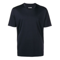 Jil Sander Camiseta decote careca - Azul