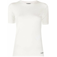 Jil Sander Camiseta decote careca - Branco