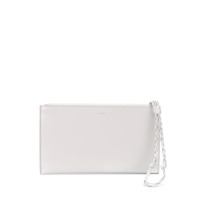 Jil Sander Clutch com logo - Cinza