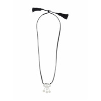 Jil Sander Colar de prata - Preto