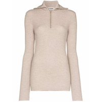 Jil Sander Suéter com zíper - Neutro