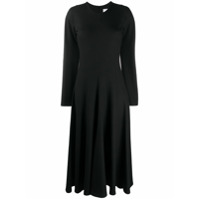 Jil Sander Vestido evasê de tricô - Preto