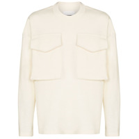 Jil Sander wool-blend sweatshirt - Branco