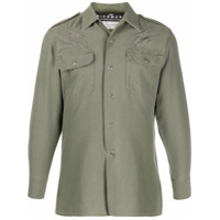 John Richmond Camisa com patchwork - Verde