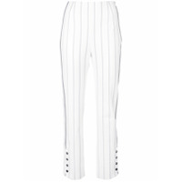 Jonathan Simkhai striped trousers - Branco