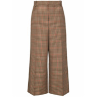 Joseph Travis check culottes - Marrom