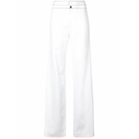 Josie Natori Calça jeans flare - Branco