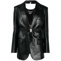 Junya Watanabe Blazer com fivela - Preto