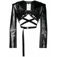 Junya Watanabe Jaqueta cropped - Preto