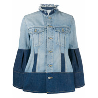 Junya Watanabe Jaqueta jeans bicolor - Azul