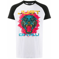 Just Cavalli Camiseta com estampa - Branco