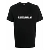 Just Cavalli logo print T-shirt - Preto
