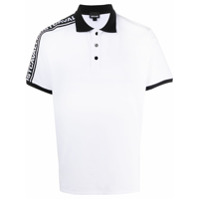 Just Cavalli logo stripe polo shirt - Branco