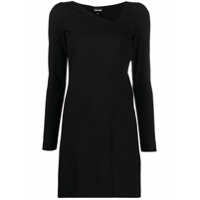Just Cavalli Vestido com logo - Preto