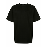 Juun.J Camiseta de algodão com estampa - Preto