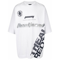 Juun.J Camiseta oversized com logo - Branco