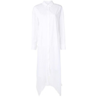Juun.J Chemise com pregas - Branco