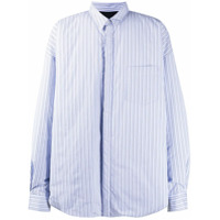 Juun.J Jaqueta com bolso e listras - Azul