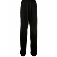 Juun.J rear panel track trousers - Preto