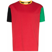 JW Anderson Camiseta color block - Preto