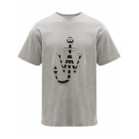 JW Anderson Camiseta com logo - Cinza