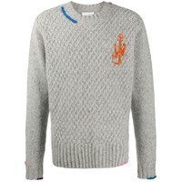 JW Anderson Suéter de tricô - Cinza