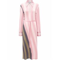 JW Anderson Vestido polo com estampa - Rosa