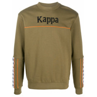 Kappa Moletom Denai com logo - Verde