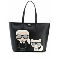 Karl Lagerfeld Bolsa tote K/Ikonik - Preto