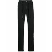 Karl Lagerfeld Calça jeans com logo - Preto