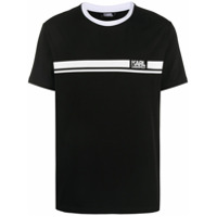 Karl Lagerfeld Camiseta com logo - Preto