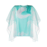 Kenzo Blusa com mangas translúcidas - Verde